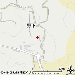 鹿児島県いちき串木野市野下周辺の地図