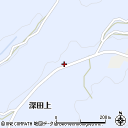 鹿児島県いちき串木野市深田上16308周辺の地図