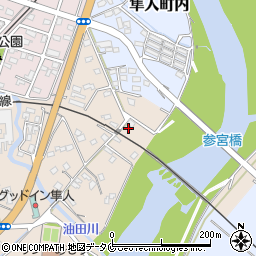 鹿児島県霧島市隼人町見次1613周辺の地図