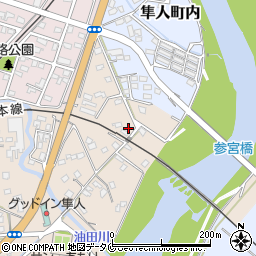 鹿児島県霧島市隼人町見次1693周辺の地図