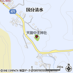 天御中主神社周辺の地図