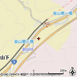 鹿児島県いちき串木野市金山下周辺の地図