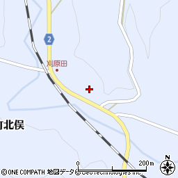 鹿児島県曽於市財部町北俣4721周辺の地図