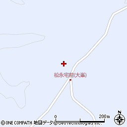 鹿児島県曽於市財部町北俣6686周辺の地図