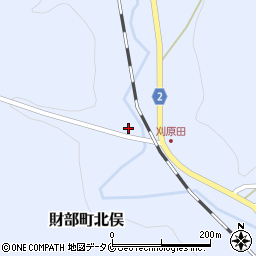 鹿児島県曽於市財部町北俣4690周辺の地図