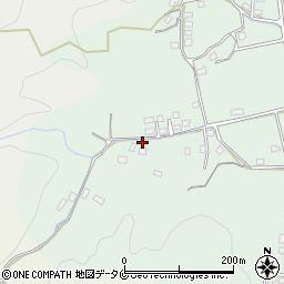 鹿児島県霧島市隼人町内山田1206周辺の地図