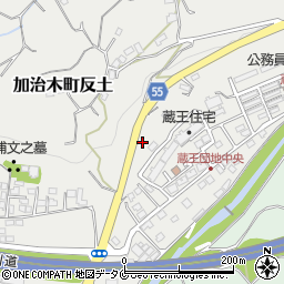 鹿児島県姶良市加治木町反土1766周辺の地図