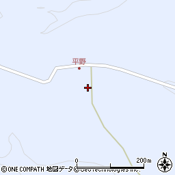 鹿児島県曽於市財部町北俣4612周辺の地図