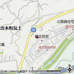 鹿児島県姶良市加治木町反土1613周辺の地図