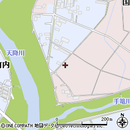 鹿児島県霧島市国分姫城345周辺の地図