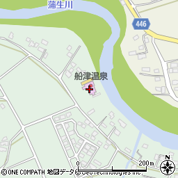 船津温泉周辺の地図