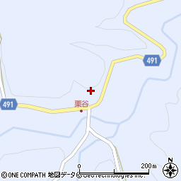 鹿児島県曽於市財部町北俣6210周辺の地図