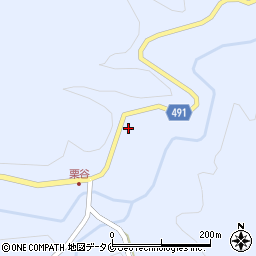 鹿児島県曽於市財部町北俣6201周辺の地図