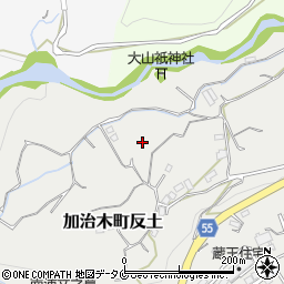 鹿児島県姶良市加治木町反土1726周辺の地図