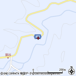 鹿児島県曽於市財部町北俣6196-1周辺の地図