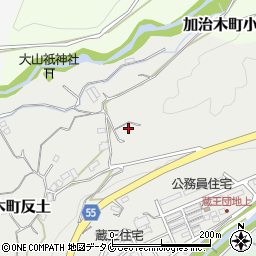 鹿児島県姶良市加治木町反土1621周辺の地図