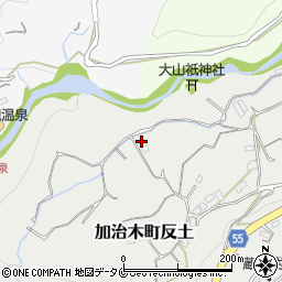 鹿児島県姶良市加治木町反土1722周辺の地図