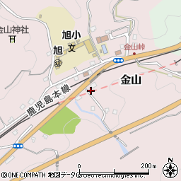 鹿児島県いちき串木野市金山周辺の地図