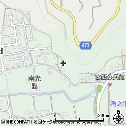 鹿児島県霧島市隼人町内山田1638周辺の地図