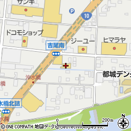 宮崎日産都城店周辺の地図