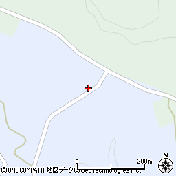 鹿児島県曽於市財部町北俣1497-1周辺の地図