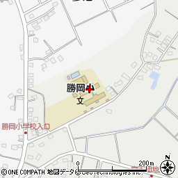 三股町立勝岡小学校周辺の地図