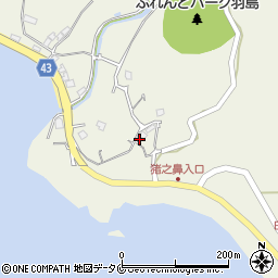 鹿児島県いちき串木野市羽島1664周辺の地図