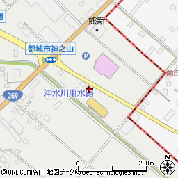 いすゞ自動車九州株式会社　都城周辺の地図