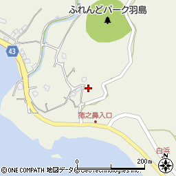 鹿児島県いちき串木野市羽島1599周辺の地図