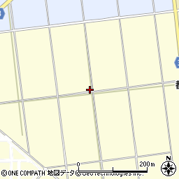 宮崎県都城市横市町周辺の地図