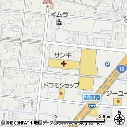 三喜都城店周辺の地図