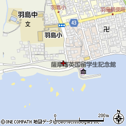 鹿児島県いちき串木野市羽島5376周辺の地図