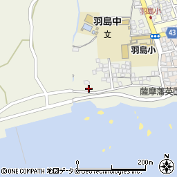 鹿児島県いちき串木野市羽島5378周辺の地図