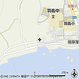 鹿児島県いちき串木野市羽島5451周辺の地図