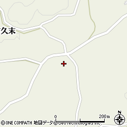 鹿児島県姶良市蒲生町久末1332周辺の地図