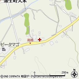 鹿児島県姶良市蒲生町久末236周辺の地図