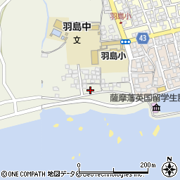鹿児島県いちき串木野市羽島5410周辺の地図