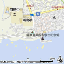 鹿児島県いちき串木野市羽島5379周辺の地図