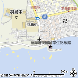 鹿児島県いちき串木野市羽島5374周辺の地図