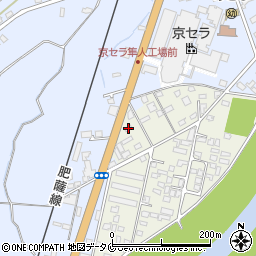 鹿児島県霧島市隼人町姫城590周辺の地図