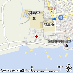 鹿児島県いちき串木野市羽島5413周辺の地図