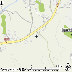 鹿児島県姶良市蒲生町久末155周辺の地図