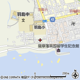 鹿児島県いちき串木野市羽島5382周辺の地図