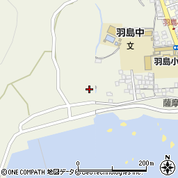 鹿児島県いちき串木野市羽島5457周辺の地図