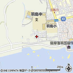鹿児島県いちき串木野市羽島5409周辺の地図