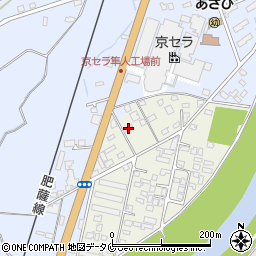 鹿児島県霧島市隼人町姫城595周辺の地図