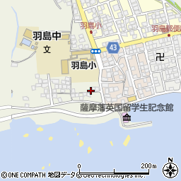 鹿児島県いちき串木野市羽島5387周辺の地図