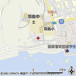 鹿児島県いちき串木野市羽島5405周辺の地図