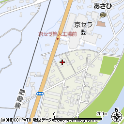 鹿児島県霧島市隼人町姫城594周辺の地図