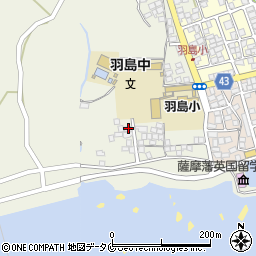 鹿児島県いちき串木野市羽島5399周辺の地図
